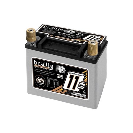 Braille Auto Battery B14115 5.8 x 3.3 x 5.8 in. 11.5 lbs 904 PCA Racing Battery BRBB14115